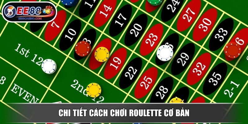 Chi tiết cách chơi roulette cơ bản